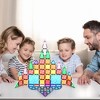 PICASSO-TILES Magnetic Tiles For Kids, 80PCS Construction STEM Building Blocks Educational Toy, Travel Size - 2 of 4
