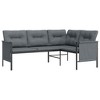vidaXL Garden Lounge Set Anthracite Steel - 4 of 4