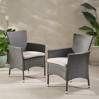 FIONECA MALTA Dining Chair Set of 2 ¨C Modern Upholstered Dining Chairs with Metal Legs