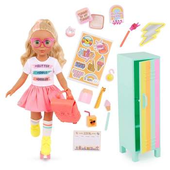 Glitter Girls – Poseable 14-inch Doll Sashka & Surprise  Birthday Party Set – Table & Chairs Furniture – Play Food Cake, Candy &  Decoration Accessories – Toys for Kids Ages 3+ : Toys & Games