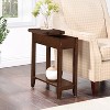 HomeStock Belmont Compact End Table with Built In Magazine Rack, C Frame Design for Easy Sofa Placement and Convenient Living Room Use - 4 of 4
