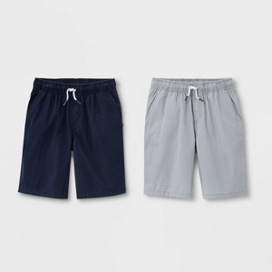 Boys' 2pk Pull-On Woven Shorts - Cat & Jack™ - 1 of 2