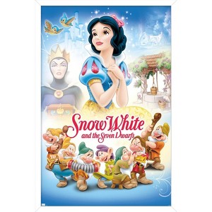 Trends International Disney Snow White And The Seven Dwarfs - Cover Framed Wall Poster Prints - 1 of 4
