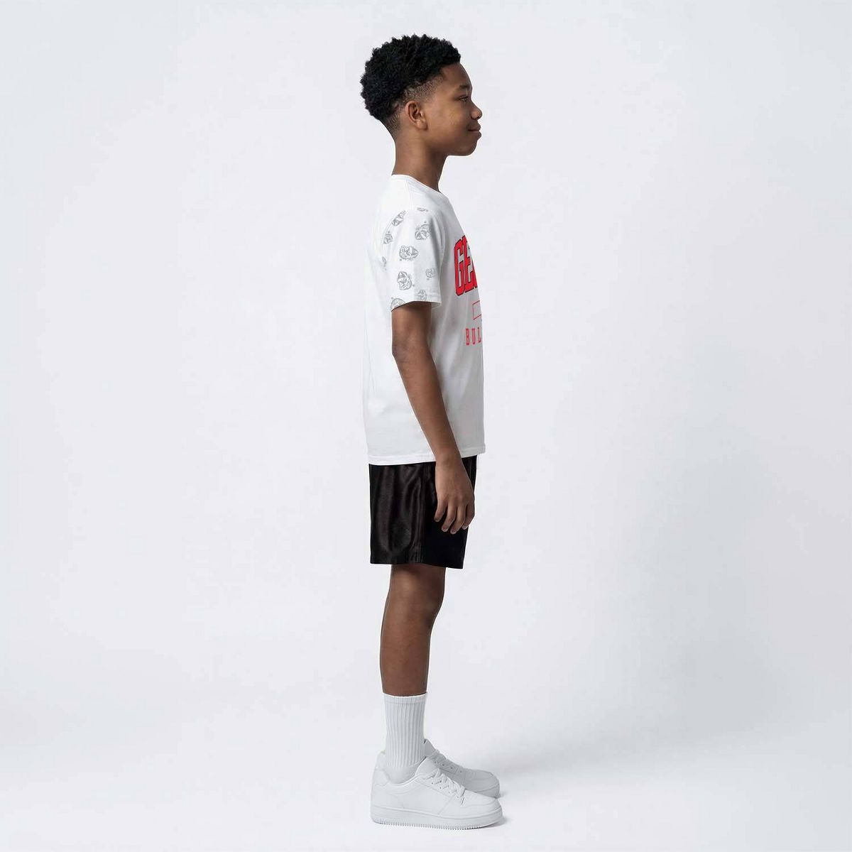 NCAA Georgia Bulldogs Champion Youth White T-Shirt - thumbnail 3