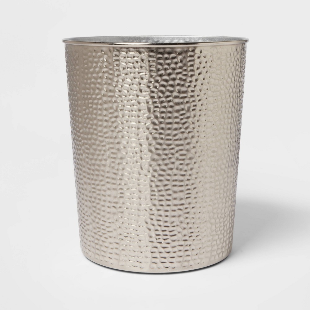 Photos - Other interior and decor Bathroom Wastebasket Silver - Threshold™