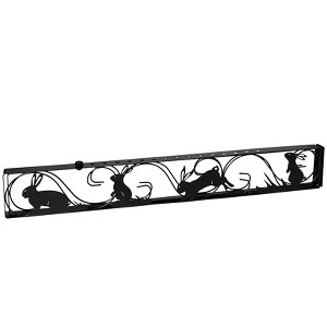 The Lakeside Collection Decorative Bunny Door Lock Bar - 1 of 4