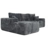 Racxily Cloud Sectional Sofa, L-Shape Chaise Modular Couch with Deep Seat for Living Room & Bedroom - 2 of 4