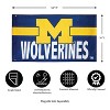 Evergreen University Of Michigan Burlap 3' x 5' Flag, Premium Single Sided Printed with Grommets, Printed In The USA - 2 of 4