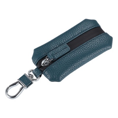 Unique Bargains Genuine Leather Car Key Case