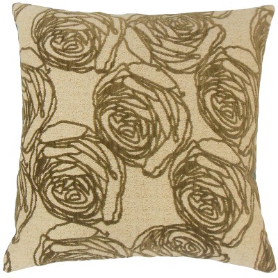 Tan Square Throw Pillow (20"x20") - The Pillow Collection