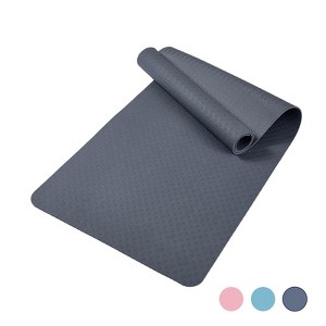 Yoga Mat, Exercise Yoga Mat with Non-Slip Design, 72" x 24" TPE Exercise Mat, Multi-Purpose Workout Mat for Women, Pilates Fitness and Floor Exercises - 1 of 4