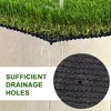 Petgrow Deluxe Realistic Artificial Grass Turf, Indoor Outdoor Pet Faux Synthetic Grass Astro Rug Carpet for Garden Backyard Patio Balcony - 3 of 4