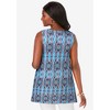 Jessica London Women's Plus Size Stretch Knit Sleeveless Swing Tunic - 3 of 4