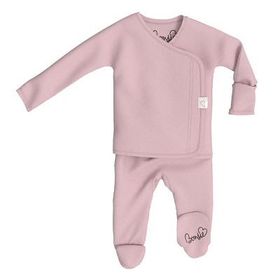 Bonsie Skin to Skin Babywear - Footie - Peony