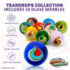 Marble Genius Collectors Marbles, 10 Handmade Glass Marbles Stocking Stuffers for Marble Lovers - Teardrop for Kids Ages 3+ - 3 of 4