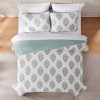 Lush Décor Full/Queen Sofia Flower Block Bouquet Reversible Cotton Quilts Blue - 4 of 4