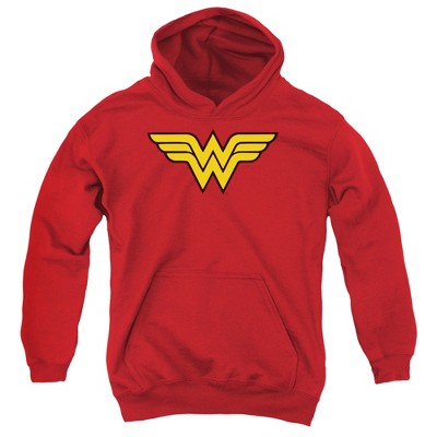 Boys’ DC Wonder Woman Logo Hooded Sweatshirt