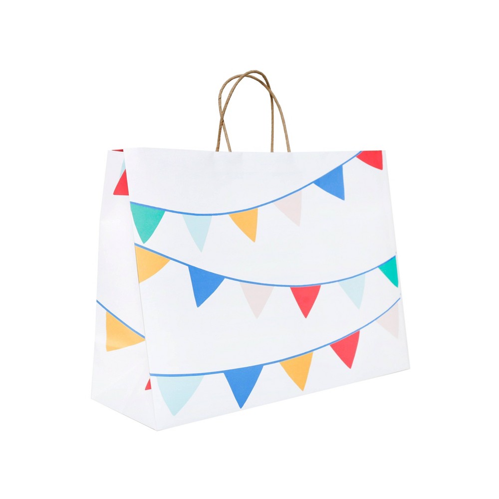 case pack of 12, Large Bunting Flag Gift Bag - Spritz™