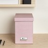 Bigso John Desktop File Box - Storage Solution and Document Organizer for Paperwork - Hanging File Box with Lid - 7.4 in x 13 in x 10.4 in - 2 of 4