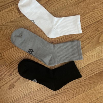 Men's Cotton Low Cut Sport Socks – Ankle/Quarter Crew, Gray, 3/6/12 Pairs (80% Cotton)