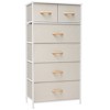 Crestlive Products 6-drawer Vertical Dresser Storage Tower with Sturdy Steel Frame, Wood Top, Easy Pull Fabric Bins - 2 of 4