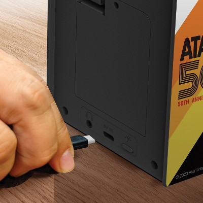 Black Atari 50th Anniversary Micro Player Pro with 100 Games