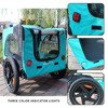 Bike Dog Trailer, Foldable Pet Jogging Stroller With Wheels Bicycle Trailer, Dogs Bicycle Carrier For Small And Large Pets - 3 of 4