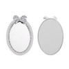 Unique Bargains Faux Pearl Bow Mirror Phone Case Decoration 1 Pc - 4 of 4
