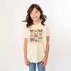 The Juniper Shop Be Kind To All Kinds Butterfly Youth Short Sleeve Tee - L - Cream - 4 of 4
