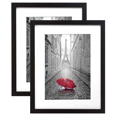 Americanflat Picture Frame with tempered shatter-resistant glass - Available in a variety of sizes and styles