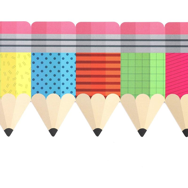 Bright Creations 36 Pack Pencils Banner for Classroom Decorations, Back to School Supplies, 108 ft, 5 of 6