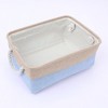 Unique Bargains Fabric Collapsible Storage Organizer Basket with Handles - 3 of 4