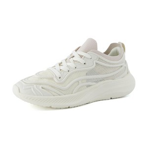 CUSHIONAIRE Trax Lace-Up Mesh Womens Shoes - Lightweight Platform Fashion Sneakers Casual Gym Shoes for Women - 1 of 4