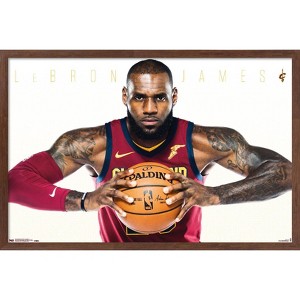 Trends International NBA Cleveland Cavaliers - Lebron James 17 Framed Wall Poster Prints - 1 of 4