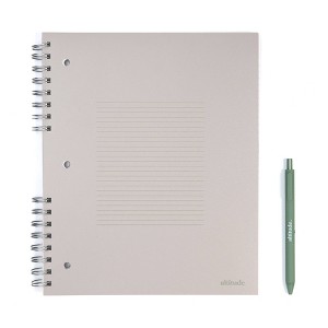 Altitude 1 Subject Notebooks 9"x11" College Ruled with Pen Warm Gray - 1 of 4