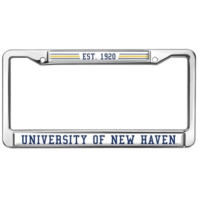 University of New Haven Full Size Standard License Plate Metal Frame