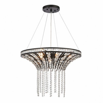Elk Home Fantania 6 - Light Chandelier in  Matte Black