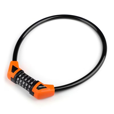 MaseiKar 5-digit Combination Lock Bicycle Lock Cable, Anti-theft Bicycle Chain, 5-digit Security Reset Bicycle Password Combination Lock