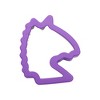 Unique Bargains Biscuit Cutter Large Unicorn-Shaped Sandwich Cutter Hand Wash Stainless Steel Plastic 3.5"x3.9"1.6" 1Pcs - 4 of 4