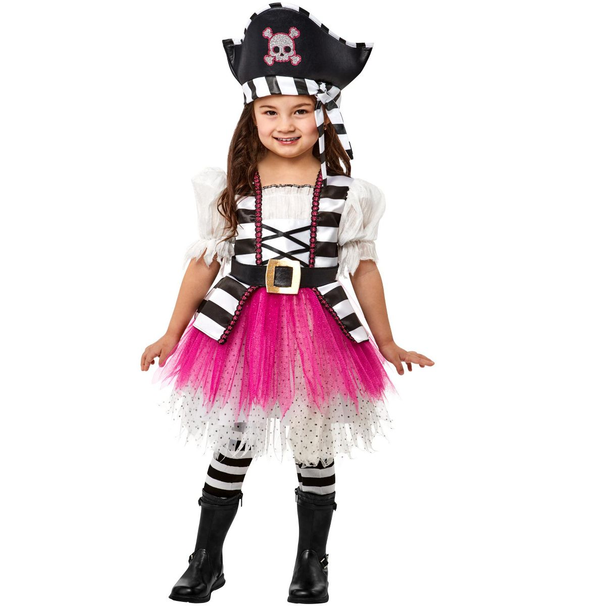 Rubies Pink Plundering Pirate Toddler Girls Costume - thumbnail 5