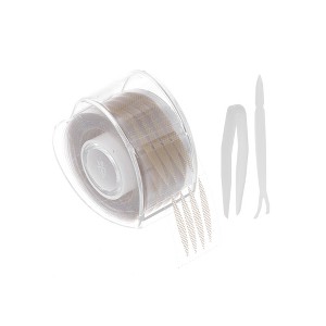 Unique Bargains Convenient Mesh Eyelid Tape Skin Color 1 Set - 1 of 4