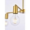 Elegant Lighting Cairo 4 lights brass pendant - 4 of 4