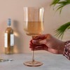 Twine Tulip Champagne Flutes, Gold Amber Tinted - 3 of 4
