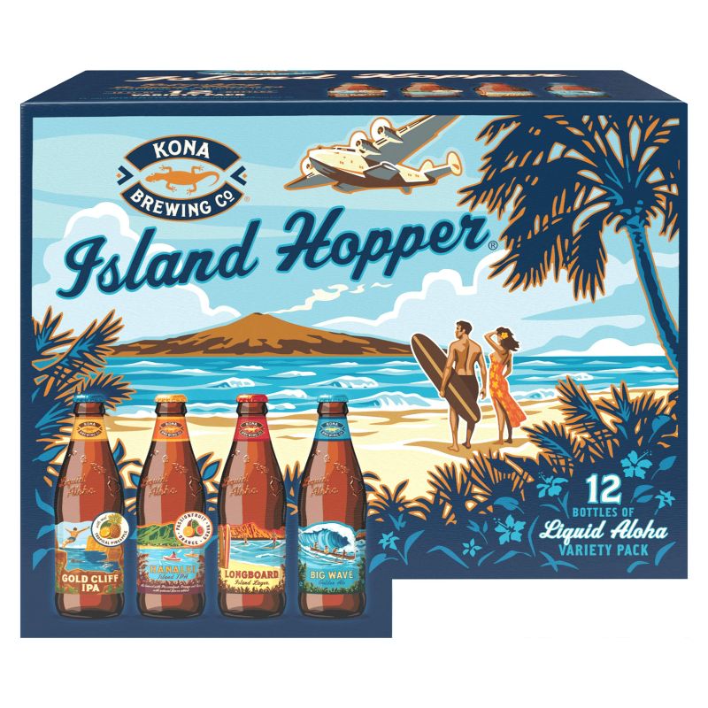 Kona Brewing Island Hopper Variety Pack - 12pk/12 fl oz Bottles, 3 of 4