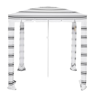Sunnylife Beach Cabana Casa Fes Navy White Stripe 78"x78" UPF50 Shade Tent