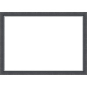 Amanti Art Eva Black Silver Thin Framed Dry Erase Magnetic Board - 1 of 4