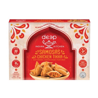 Deep Indian Kitchen Frozen Chicken Tikka Samosas - 7.5oz : Target