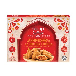 Deep Indian Kitchen Frozen Chicken Tikka Samosas - 7.5oz - 1 of 4