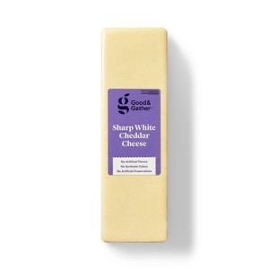 Sharp White Cheddar Cheese - price per lb - Good & Gather™ - 1 of 3
