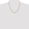 Black Bow Jewelry 2.75mm 14k Yellow Gold, Diamond Cut Solid Rope Chain Necklace - 2 of 4